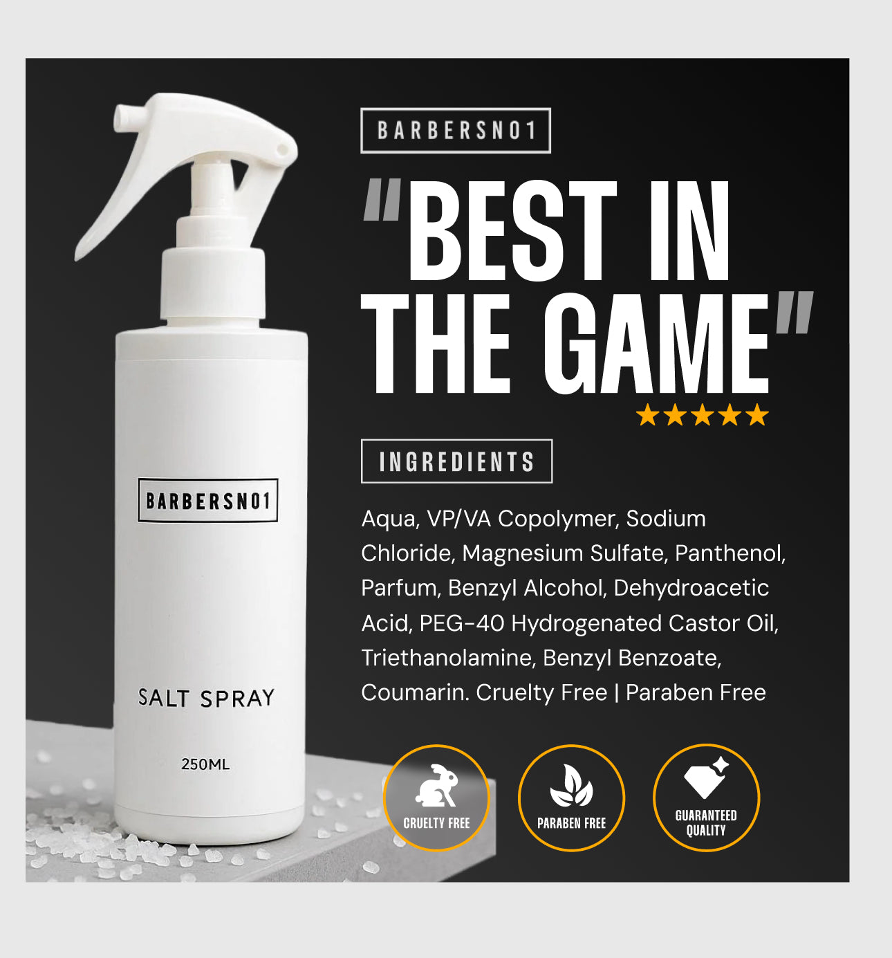 BARBERSNO1 Salt Spray